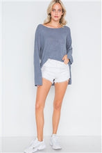 Load image into Gallery viewer, Scoop Neck Long Sleeves Sweater - FabBossBabe