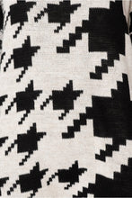 Load image into Gallery viewer, Beige Black Check Roll Neck Sweater Dress - FabBossBabe