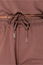Load image into Gallery viewer, Brown Cropped Hoodie & Jogger Lounge Set - FabBossBabe
