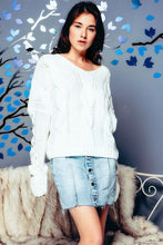 Load image into Gallery viewer, The Khloe V-neck Sweater - FabBossBabe
