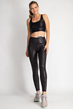 Load image into Gallery viewer, Black Leopard Leggings - FabBossBabe
