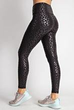 Load image into Gallery viewer, Black Leopard Leggings - FabBossBabe
