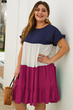 Load image into Gallery viewer, Color Block Splicing Dresses - FabBossBabe
