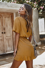 Load image into Gallery viewer, Ellen Short Sleeve Wide Leg Romper - FabBossBabe
