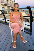 Load image into Gallery viewer, Megan Thee Stallion Rose Ruched Side Midi Dress - FabBossBabe
