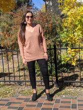 Load image into Gallery viewer, Nikki V-Neck Sleeve Sweater - FabBossBabe
