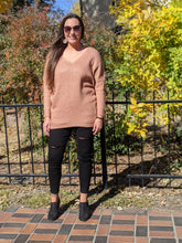 Load image into Gallery viewer, Nikki V-Neck Sleeve Sweater - FabBossBabe
