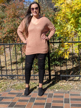 Load image into Gallery viewer, Nikki V-Neck Sleeve Sweater - FabBossBabe
