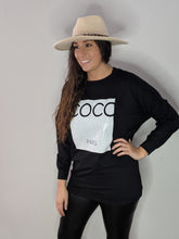 Load image into Gallery viewer, Coco Print Oversized Sweatshirt Top - FabBossBabe
