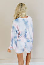 Load image into Gallery viewer, Tie Dye Print Long Sleeve Loungewear - FabBossBabe
