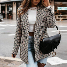 Load image into Gallery viewer, Luna Plaid Blazer - FabBossBabe

